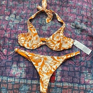 Tropical Floral Bikini Set